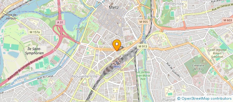 localisation de l'entreprise DR DE RUNZ à METZ