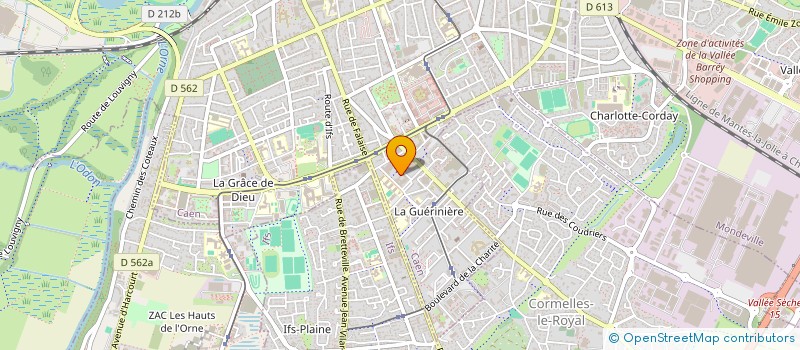 localisation de l'entreprise DR DESIGN à CAEN