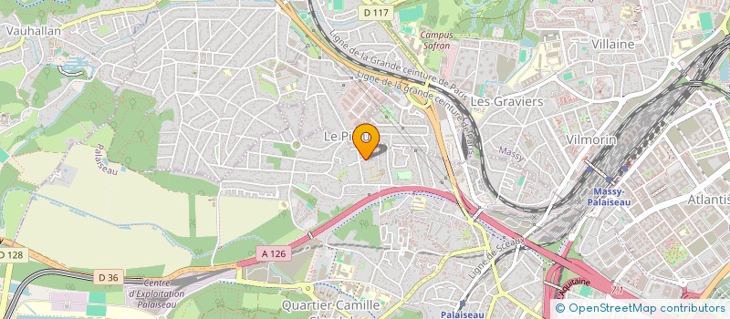 localisation de l'entreprise DR DODELIN-BRICOUT  PALAISEAU