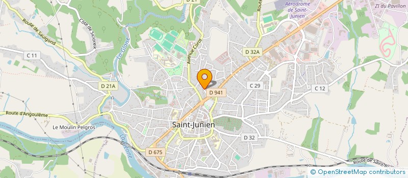 localisation de l'entreprise DR DUCOURTIEUX à SAINT-JUNIEN