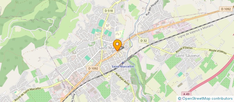 localisation de l'entreprise DR EFFANTIN FANGEAT C EFFANTIN JC  SAINT-MARCELLIN