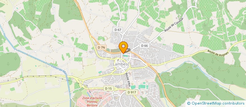 localisation de l'entreprise DR EMILIE CHABERT à LAMBESC