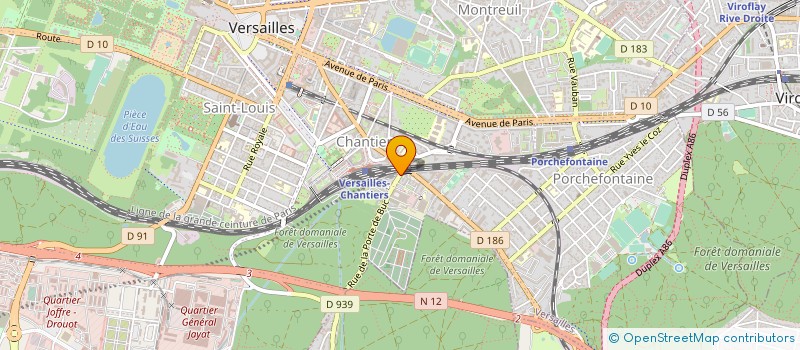 localisation de l'entreprise DR ERIC CHEYROU SOCIETE D'EXERCICE LIVERAL A RESPONSABILITE LIMITEE DE MEDECIN à VERSAILLES