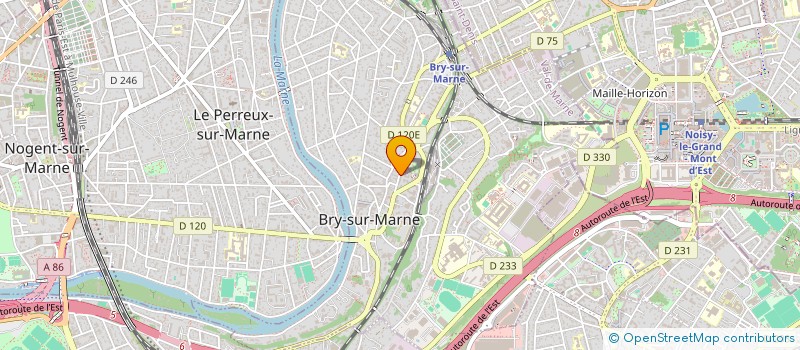 localisation de l'entreprise DR ERIC OSIKA SOCIETE D'EXERCICE LIBERAL A RESPONSABILITE LIMITEE DE MEDECIN  BRY-SUR-MARNE