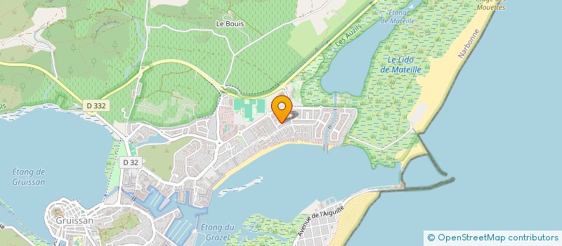 localisation de l'entreprise DR EYME  GRUISSAN