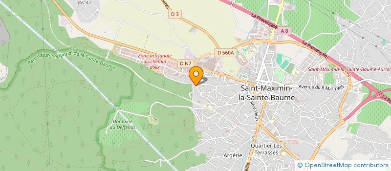 localisation de l'entreprise DR FC  SAINT-MAXIMIN-LA-SAINTE-BAUME