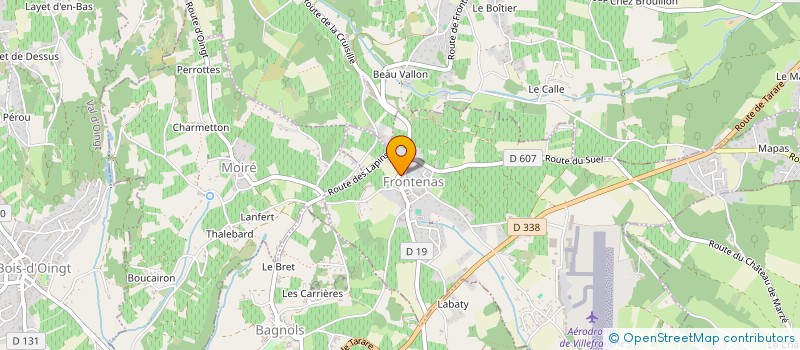 localisation de l'entreprise DR FERCHAUD MARIE-ADELAIDE  ARNAS