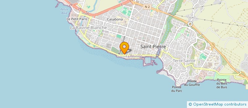 localisation de l'entreprise DR FLITTI  SAINT-PIERRE