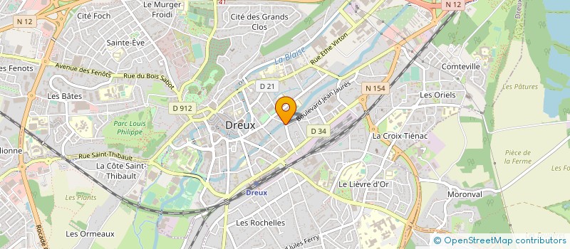 localisation de l'entreprise DR GALAL RABIEY à DREUX