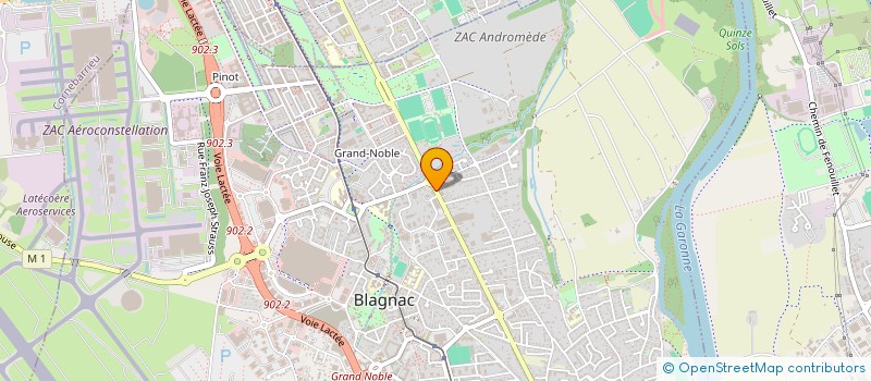 localisation de l'entreprise DR GAUZINS VETERINAIRE à BLAGNAC