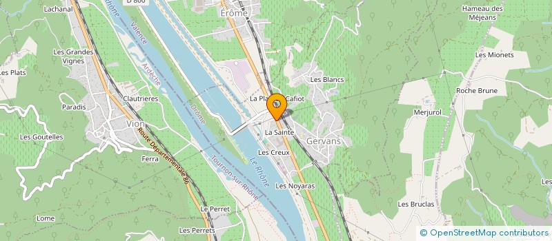 localisation de l'entreprise DR GONTHIER CORALINE  GERVANS