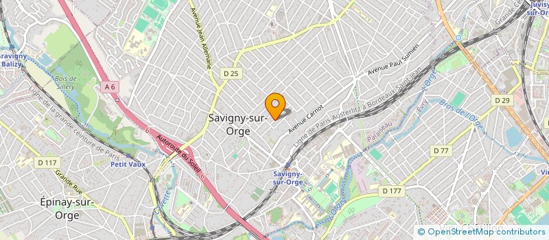 localisation de l'entreprise DR HEIDARI  SAVIGNY-SUR-ORGE