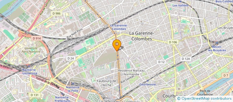 localisation de l'entreprise DR HOUSE à LA GARENNE-COLOMBES