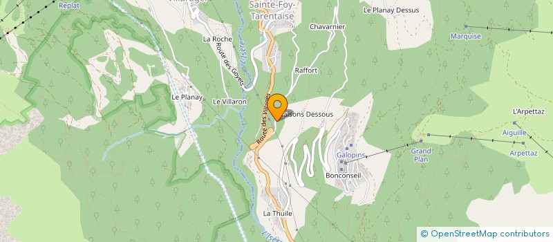 localisation de l'entreprise DR INVEST  SAINTE-FOY-TARENTAISE