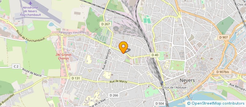 localisation de l'entreprise DR INVESTISSEMENTS à NEVERS