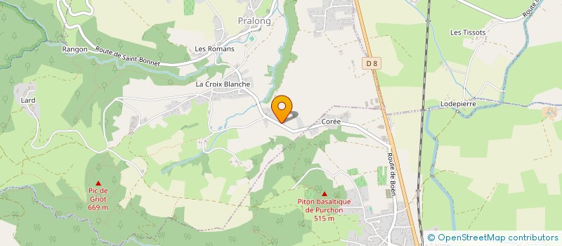 localisation de l'entreprise DR INVESTISSEMENTS  PRALONG