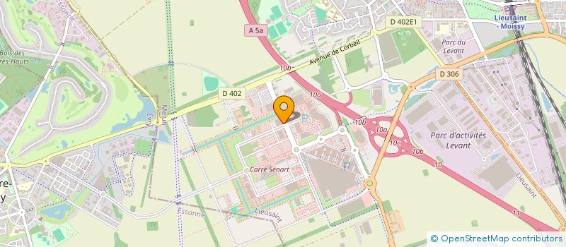 localisation de l'entreprise DR JACQUES HUNG  LIEUSAINT