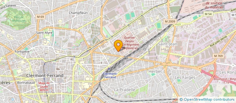 localisation de l'entreprise DR JEAN MICHEL D'AGROSA SELARL  CLERMONT-FERRAND