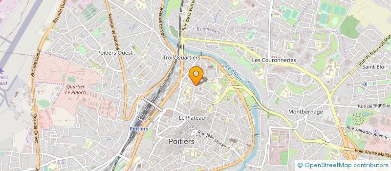 localisation de l'entreprise DR JEUNESSES MUSICALES FRANCE à POITIERS