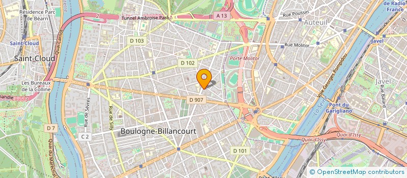 localisation de l'entreprise DR JULIA ATTALI à BOULOGNE-BILLANCOURT