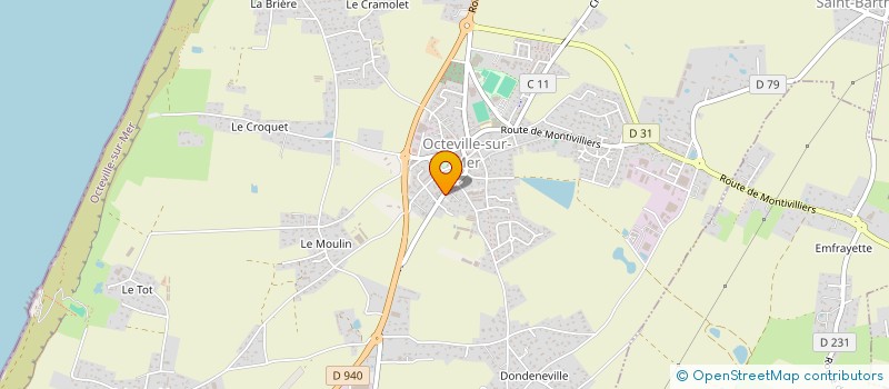 localisation de l'entreprise DR JULIE BURES  OCTEVILLE-SUR-MER