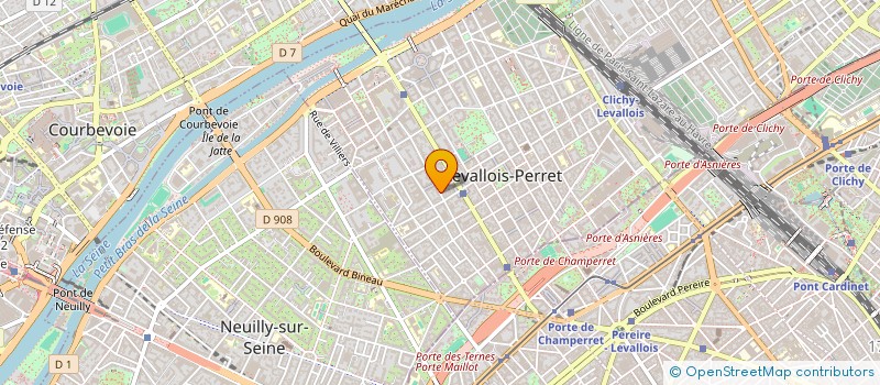 localisation de l'entreprise DR KEREN GOTTHEFF-SOUSSAN à LEVALLOIS-PERRET