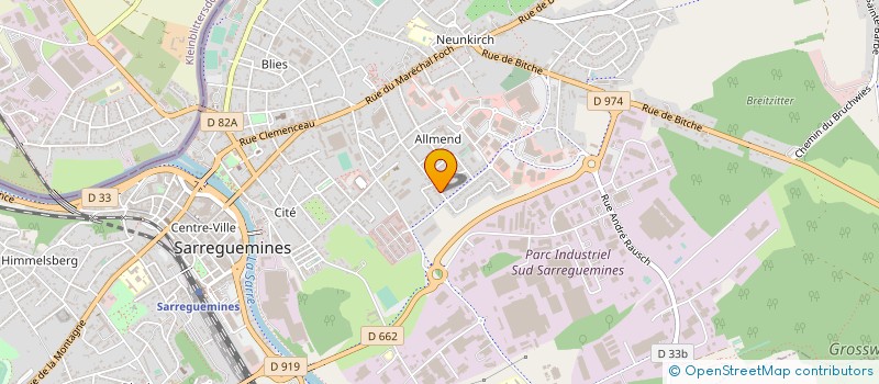 localisation de l'entreprise DR KHIRECHE à SARREGUEMINES