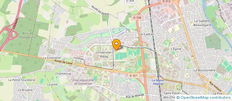 localisation de l'entreprise DR LAMY CHIRURGIEN ESTHETIQUE à LE MANS