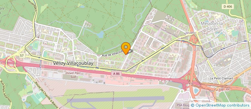 localisation de l'entreprise DR LE MARIE ET ASSOCIES  VELIZY-VILLACOUBLAY