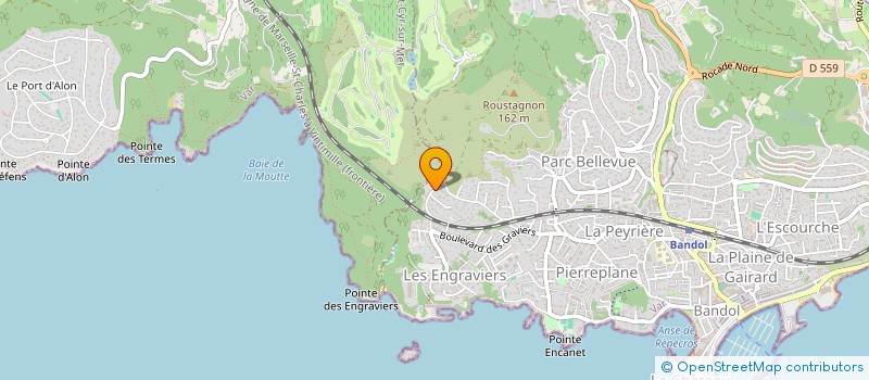 localisation de l'entreprise DR LES ORANGERS  BANDOL