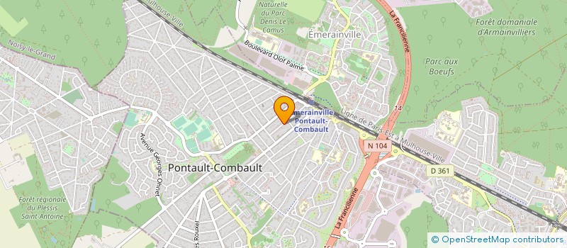 localisation de l'entreprise DR LOCATION à PONTAULT COMBAULT