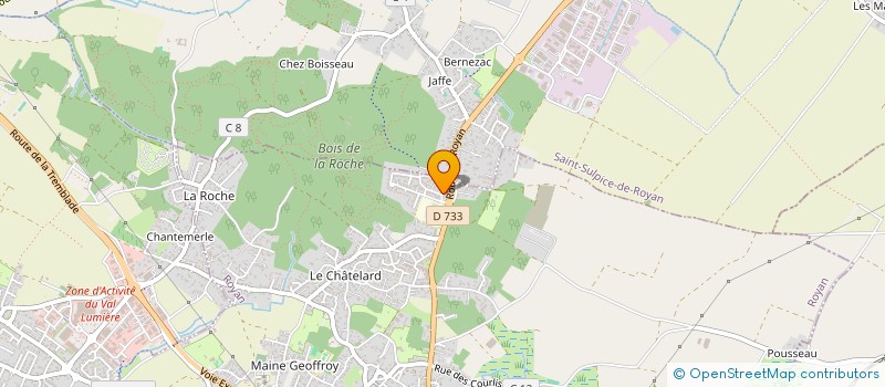 localisation de l'entreprise DR M. SERMENT  ROYAN