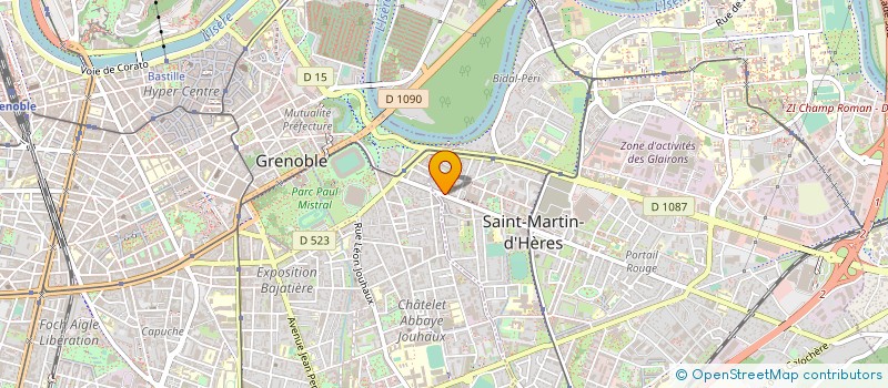 localisation de l'entreprise DR MANOS ET ASSOCIES SELARL à SAINT-MARTIN-D'HERES