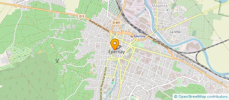 localisation de l'entreprise DR MARC DUTILLOY  EPERNAY