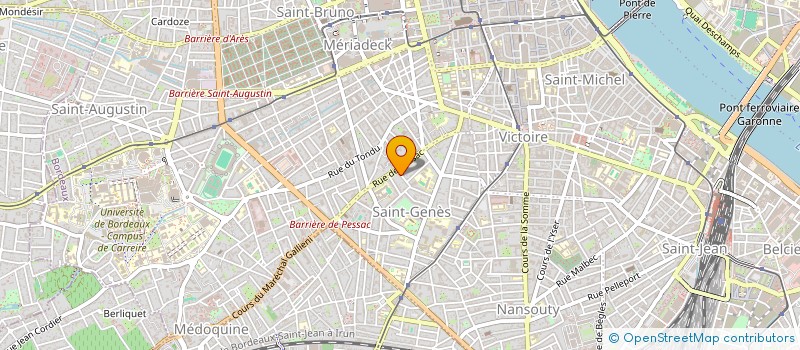 localisation de l'entreprise DR MARIE  BORDEAUX