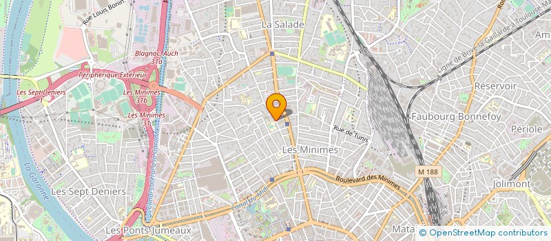 localisation de l'entreprise DR MATTHIEU GUIVARCH à TOULOUSE