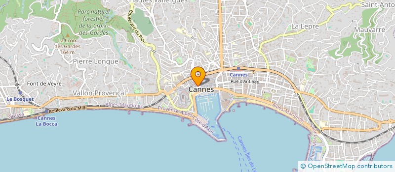localisation de l'entreprise DR MEZZE à CANNES