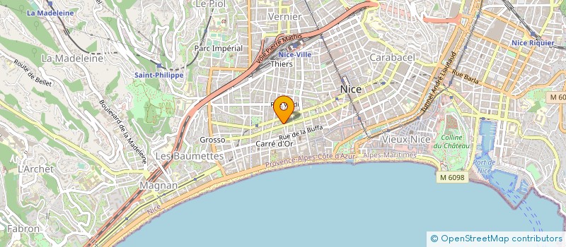 localisation de l'entreprise DR MICHAEL COHET à NICE