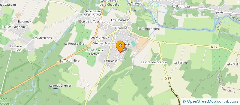 localisation de l'entreprise DR MOTORS  CHEILLE