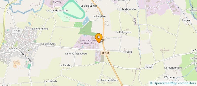 localisation de l'entreprise DR NET NETTOYAGE à JAVENE