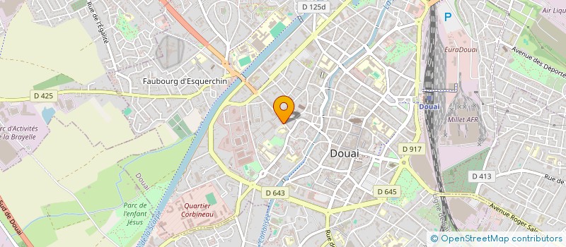 localisation de l'entreprise DR PAUL-HENRI DANDOIS  DOUAI