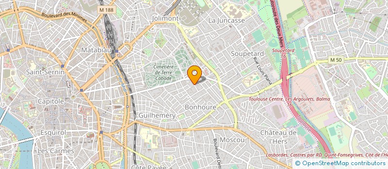localisation de l'entreprise DR PIERRE BERLIOUX à TOULOUSE