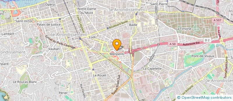 localisation de l'entreprise DR PRO TRTP à MARSEILLE