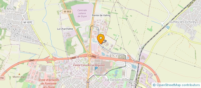 localisation de l'entreprise DR R. MADKOURI à DIJON