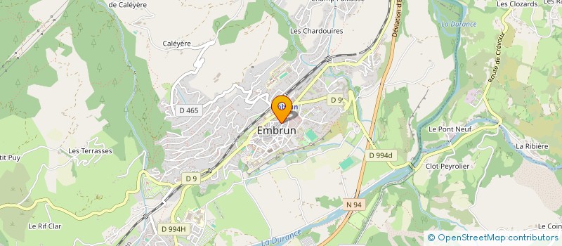 localisation de l'entreprise DR RESTAURATION à EMBRUN