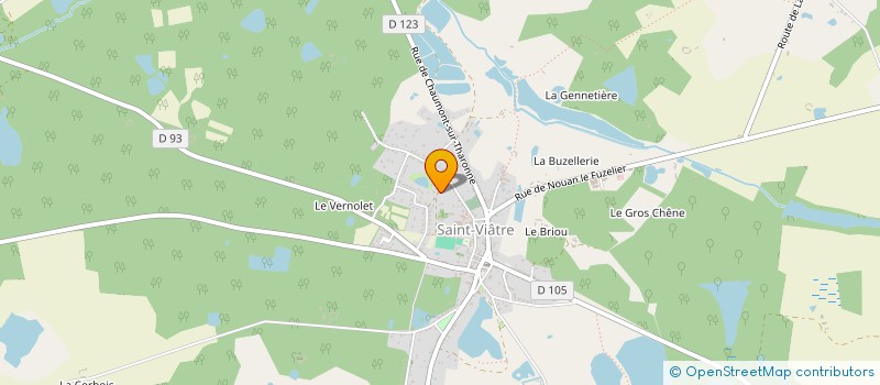 localisation de l'entreprise DR ROCHEBEUF ET PORTEVIN à NEUNG-SUR-BEUVRON