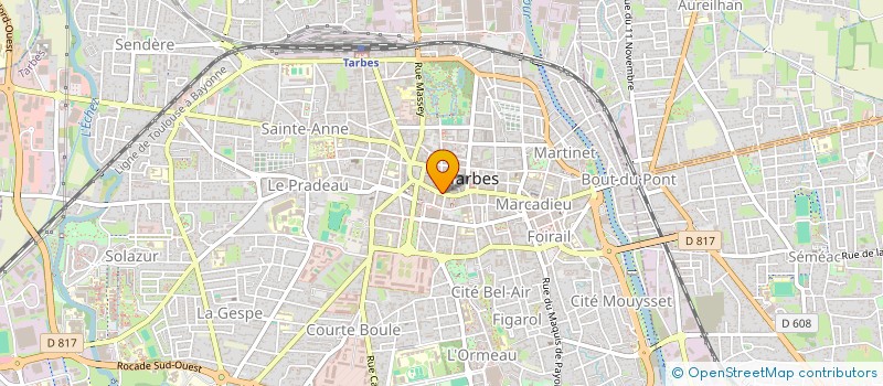 localisation de l'entreprise DR ROSA NAVARRO JUAREZ  TARBES