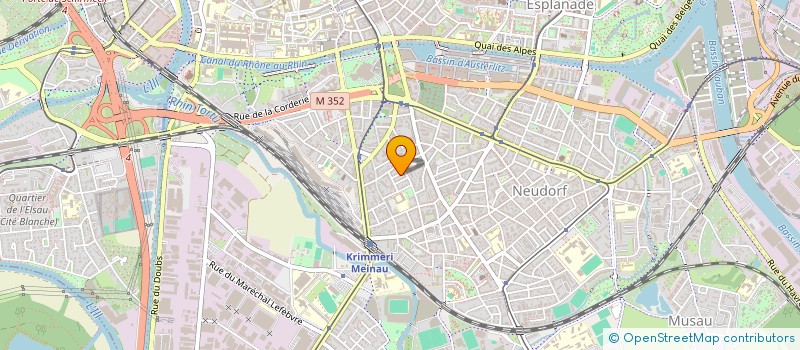 localisation de l'entreprise DR ROSIN MAXIME  STRASBOURG