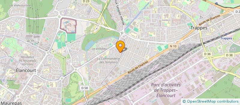 localisation de l'entreprise DR SERVICES à ELANCOURT