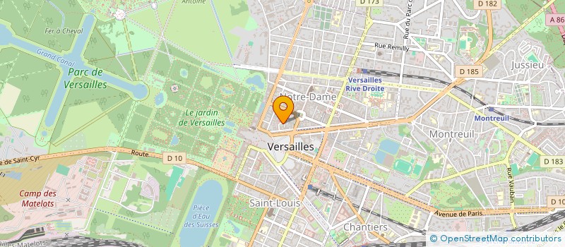 localisation de l'entreprise DR STONE à VERSAILLES
